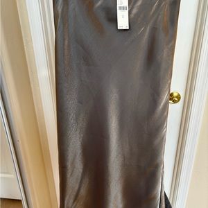 Silky A line skirt from Anthropologie